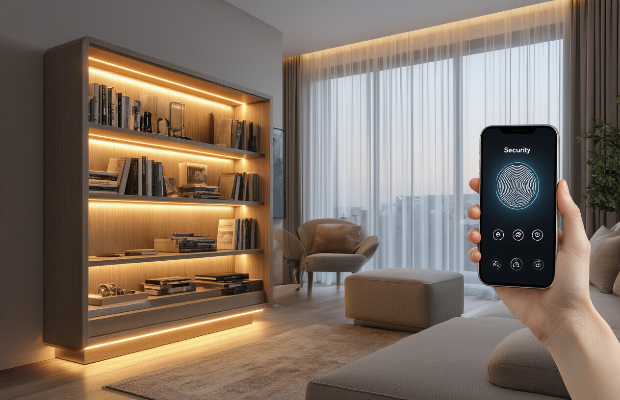 Hidden Storage Solutions with Smart Technology